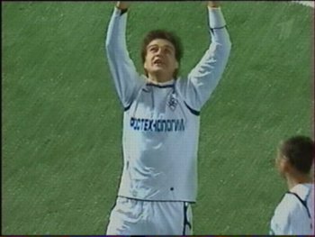Евгений Савин - бывший игрок "Амкара" - автор первого гола в Чемпионате России-2008